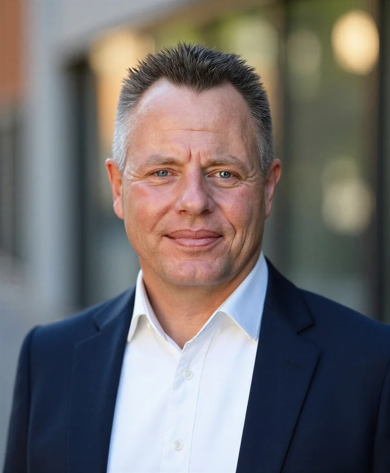 Portræt af Claus Dahlmann Larsen, underviser i forhandling